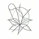 A symbol that struggles by continuing on its own, despite all the difficulties. tattoo design idea