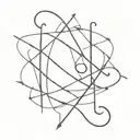 A symbol that struggles by continuing on its own, despite all the difficulties. tattoo design idea