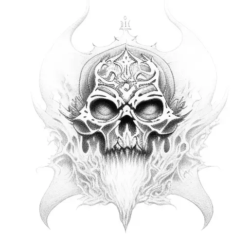 Lich kingh tattoo design idea