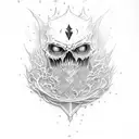 Lich kingh tattoo design idea