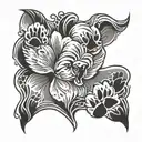 paw dog paw, unconditional love, strengh and loyalty tattoo design idea