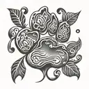 paw dog paw, unconditional love, strengh and loyalty tattoo design idea