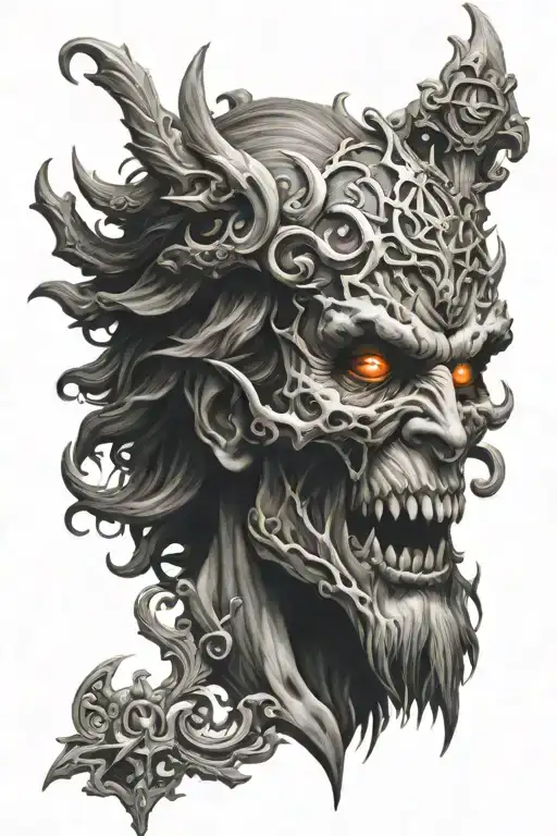 SYMBOLS HADES tattoo design idea
