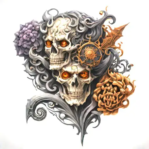 SYMBOLS HADES tattoo design idea