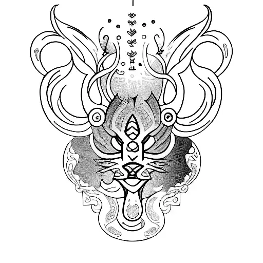 Intricate minimalist tattoo showcasing the transformation from alcoholic to sober artist tattoo design idea