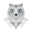 bear eagle wolf tiger tattoo design idea