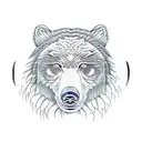 bear eagle wolf tiger tattoo design idea