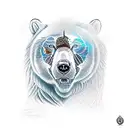 bear eagle wolf tiger tattoo design idea