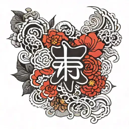 BLESSED FONT tattoo design idea