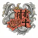 BLESSED FONT tattoo design idea