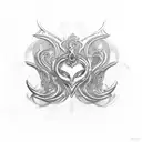 Bayonetta chest symbol. tattoo design idea