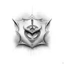 Bayonetta chest symbol. tattoo design idea