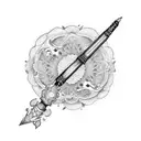 opium tattoo design idea