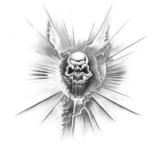 Latitudinal tattoo to put on the arm. The tattoo must start from the bottom up with the passage of Genesis at Apocalypse tattoo design idea