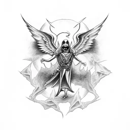 tattoo for the arm of fallen angels coming out of hell fighting whit angels falling from heaven  tattoo design idea