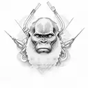 Darwin evolution  tattoo design idea