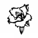 signo libra flor cattleya tattoo design idea