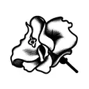 libra flor cattleya tattoo design idea