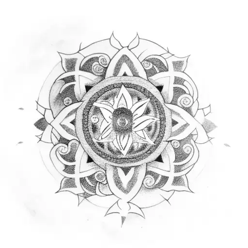 Avatar the last air bender white lotus pi sho tile tattoo design idea