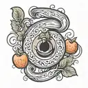 Single Froot Loop tattoo design idea