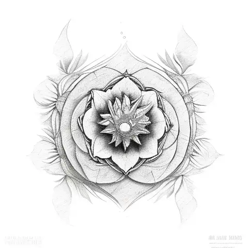 spiritual ornamental flowery earthy forearm  tattoo design idea