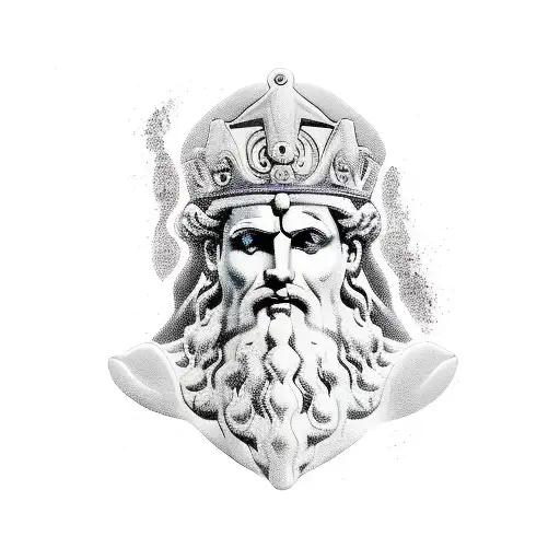 zeus tattoo design idea