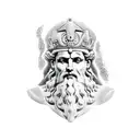 zeus tattoo design idea