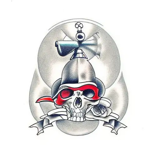 ganster old school tattoo design idea