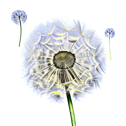 Dandelion tattoo design idea