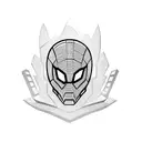 marvel logo with Funko pop  tattoo design idea