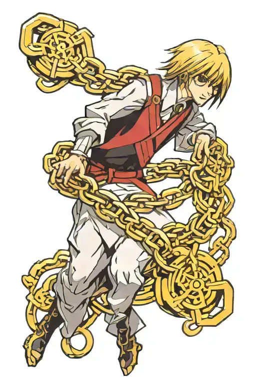 kurapika judgement chain of kurapika tattoo design idea