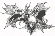 Devil May Cry logo tattoo design idea