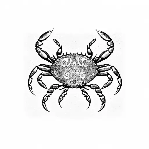 crab tattoo design idea