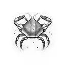 crab tattoo design idea