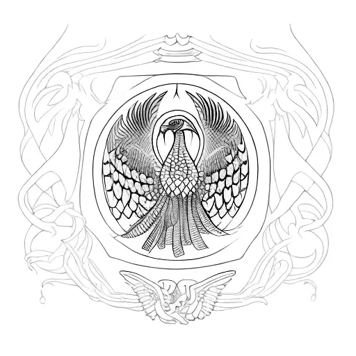 ave fenix tattoo design idea