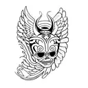 ave fenix rosa tattoo design idea