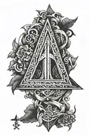 elder futhark bind rune tattoo design idea
