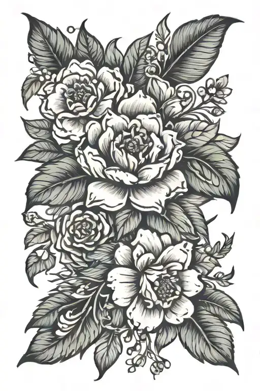 bohemian flower tattoo sleeve tattoo design tattoo design idea