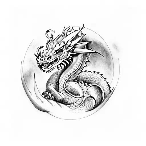 Dragon from avatar tattoo design idea