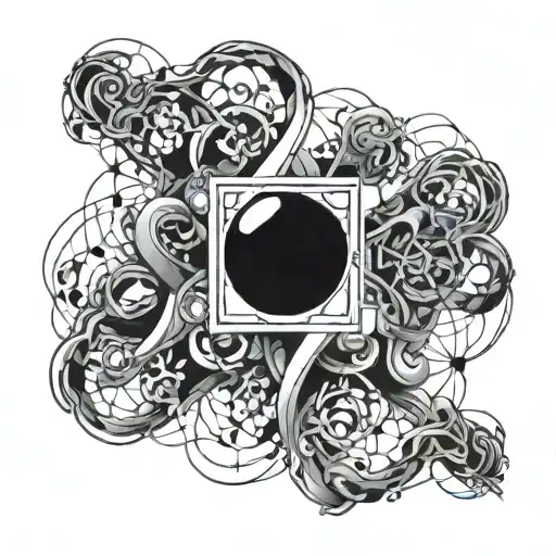 quantum entanglement PlayStation tattoo design idea