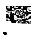 starry night van gogh tattoo design idea