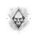 trust no one tattoo design idea