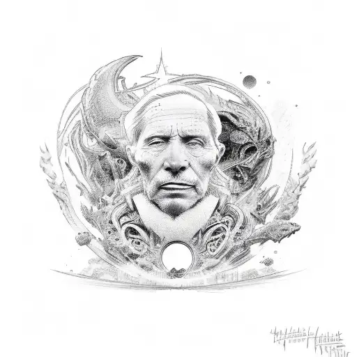 "Legends Never Die" next to a star tattoo design idea