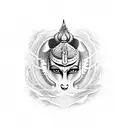 हे राम  हे कृष्ण written in tattoo design with mor pankh below it tattoo design idea