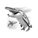 hammerhead shark tattoo design idea