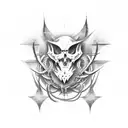 metalhead tattoo design idea