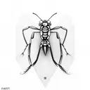 mantis tattoo design idea