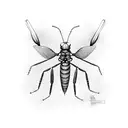mantis tattoo design idea