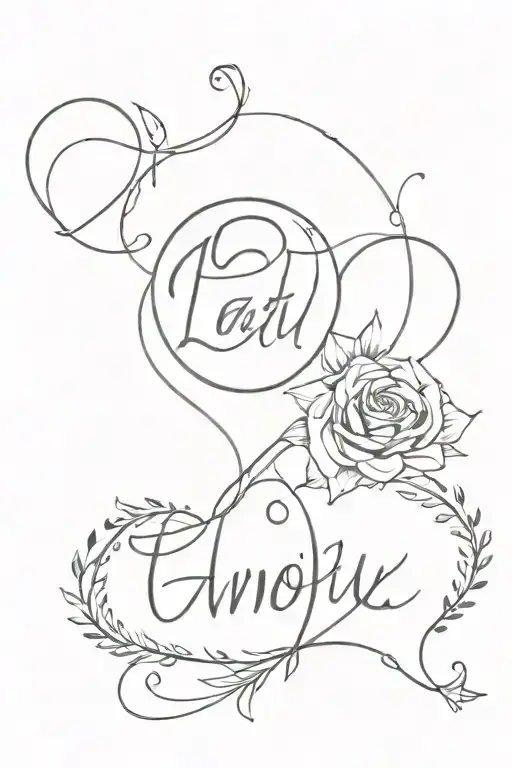 Amor Fati love of fate tattoo design idea