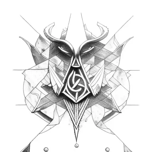 Norse mythology odin arm's  tattoo design idea